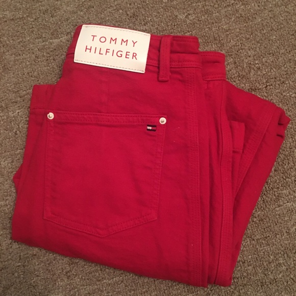 tommy hilfiger wide leg high waist jean - Picture 4 of 5